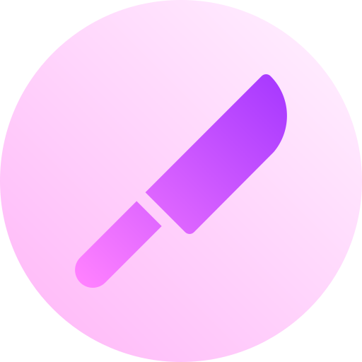 칼 Basic Gradient Circular icon