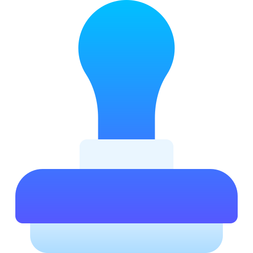 pieczęć Basic Gradient Gradient ikona