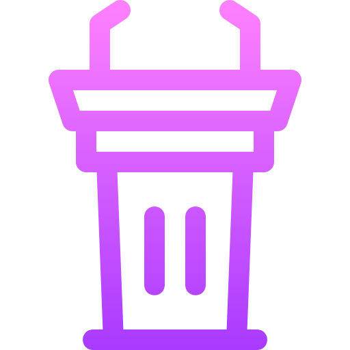 pulpit Basic Gradient Lineal color ikona