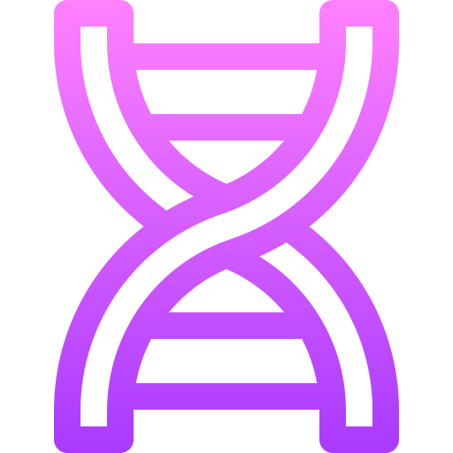 dna Basic Gradient Lineal color icona