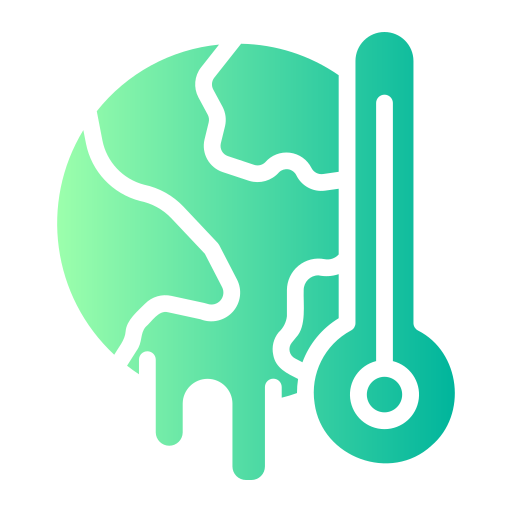 le réchauffement climatique Generic Flat Gradient Icône