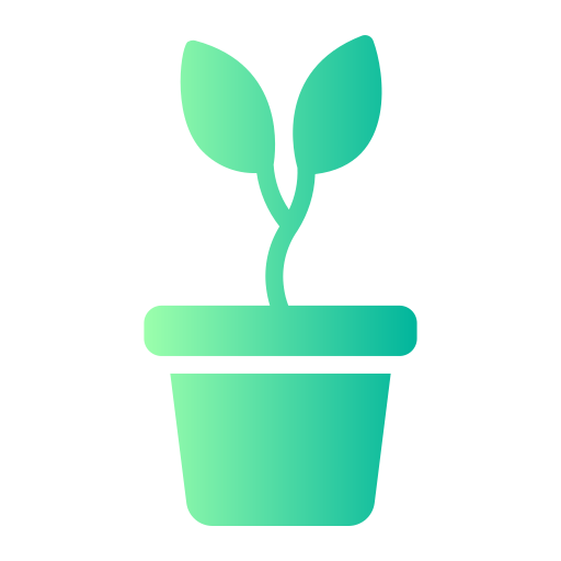 plante Generic Flat Gradient Icône