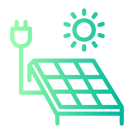 pannello solare Generic Gradient icona