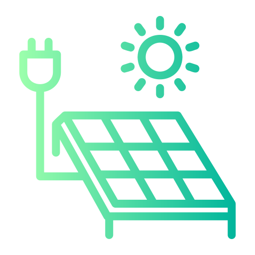 Solar panel Generic Gradient icon