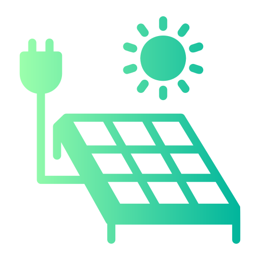 pannello solare Generic Flat Gradient icona