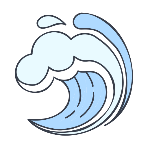 Sea waves Generic Outline Color icon