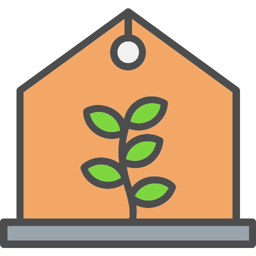 Green House Generic Outline Color icon