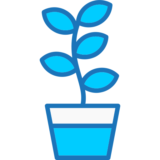 Plant Generic Blue icon