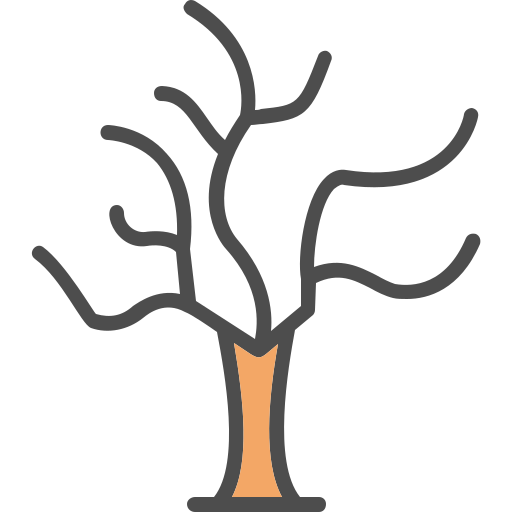 arbre sec Generic Outline Color Icône