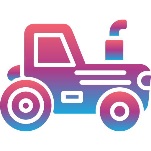tractor Generic Flat Gradient icono