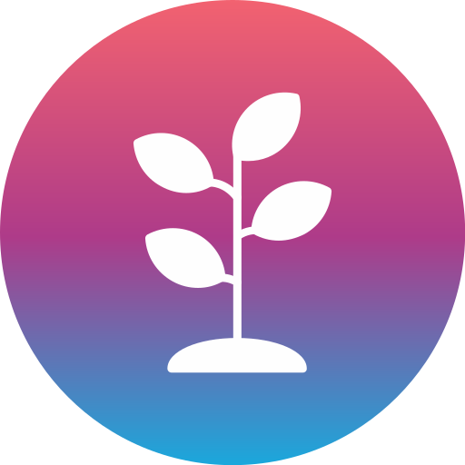 Растение Generic Flat Gradient иконка