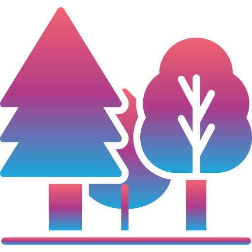 bosque Generic Flat Gradient icono