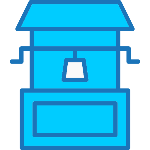 Water well Generic Blue icon