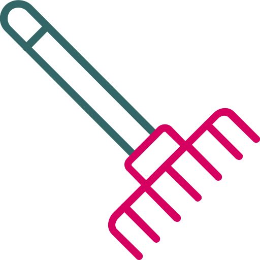 Rake Generic Outline Color icon