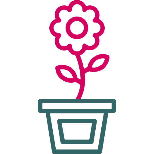 Flower Pot Generic Outline Color icon