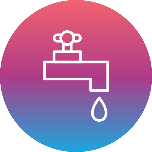 Faucet Generic Flat Gradient icon