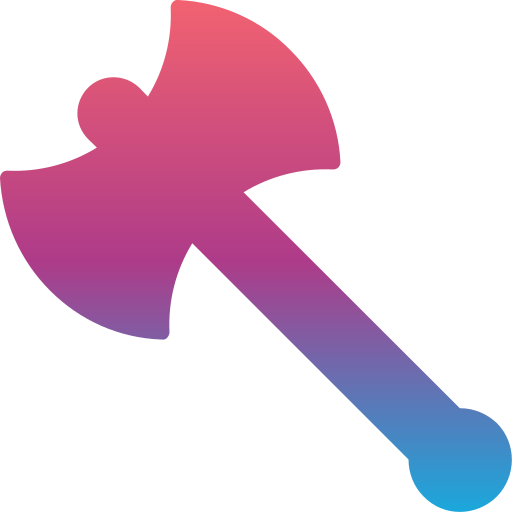 hacha Generic Flat Gradient icono