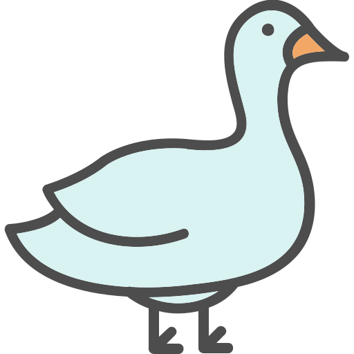 Goose Generic Outline Color icon
