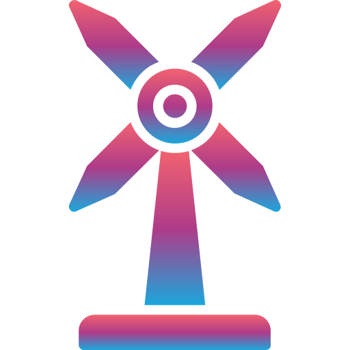 Windmill Generic Flat Gradient icon