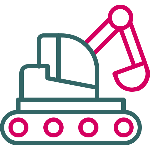 Digger Generic Outline Color icon