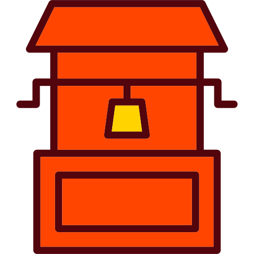 우물 Generic Outline Color icon