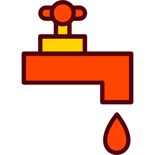 Faucet Generic Outline Color icon