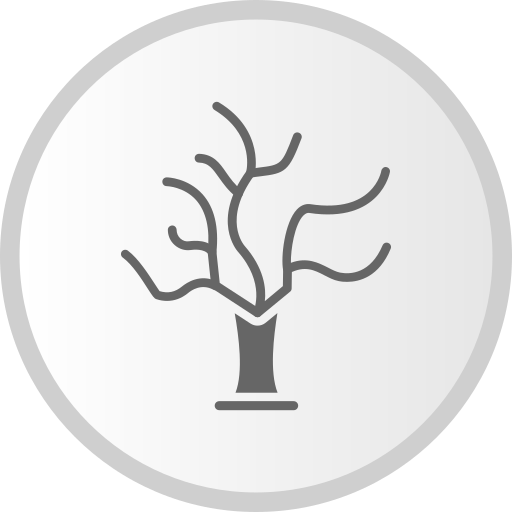 Árbol seco Generic Grey icono