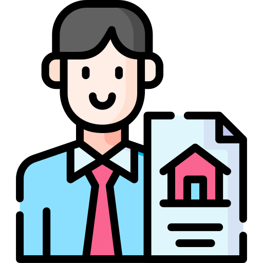 Real Estate Agent Special Lineal color icon