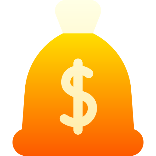 Сумка денег Basic Gradient Gradient иконка