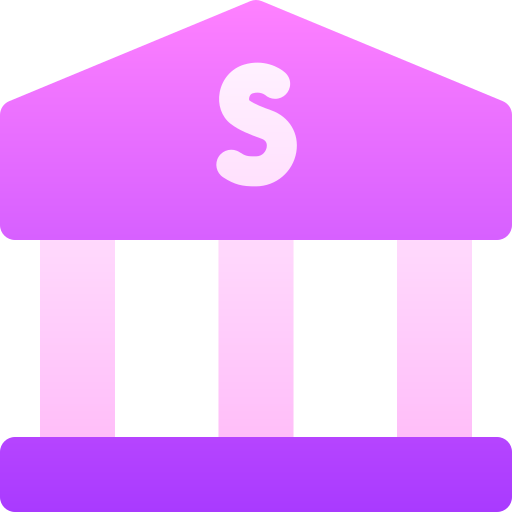 은행 Basic Gradient Gradient icon