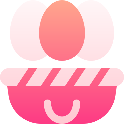 계란 Basic Gradient Gradient icon