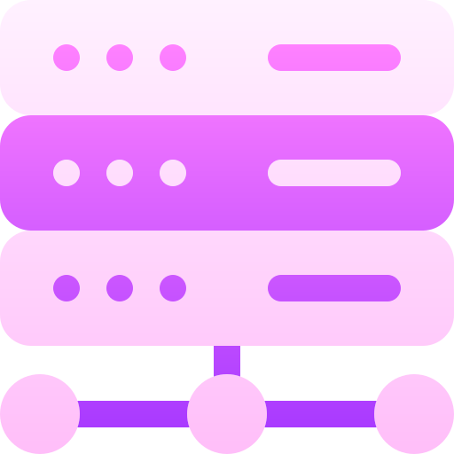 servidor Basic Gradient Gradient icono