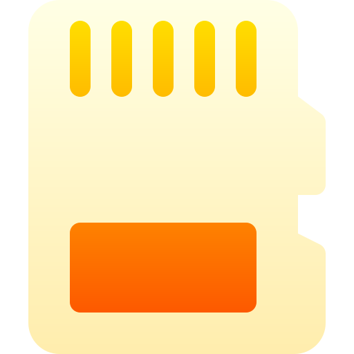 sd 카드 Basic Gradient Gradient icon