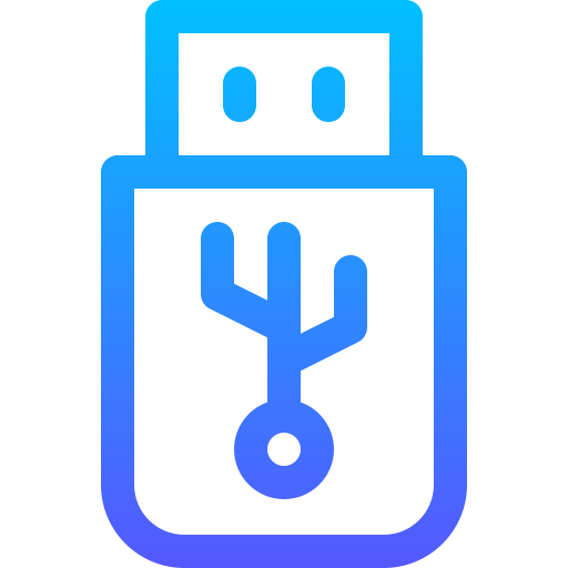 usb Basic Gradient Lineal color icon