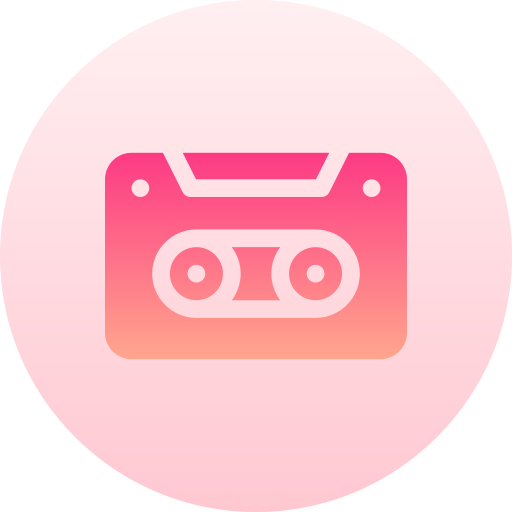 kassette Basic Gradient Circular icon