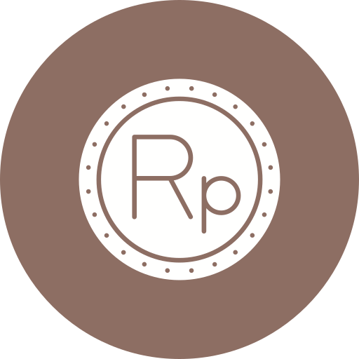 rupia indonesia Generic Mixed icono