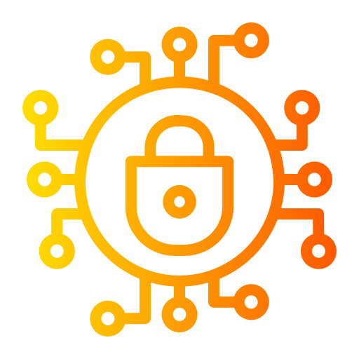 sicurezza informatica Generic Gradient icona