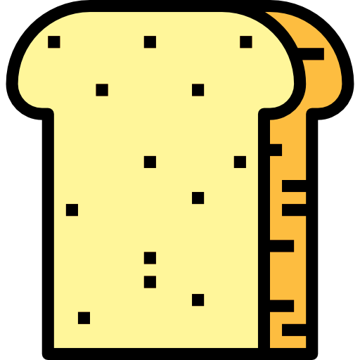Хлеб Smalllikeart Lineal Color иконка
