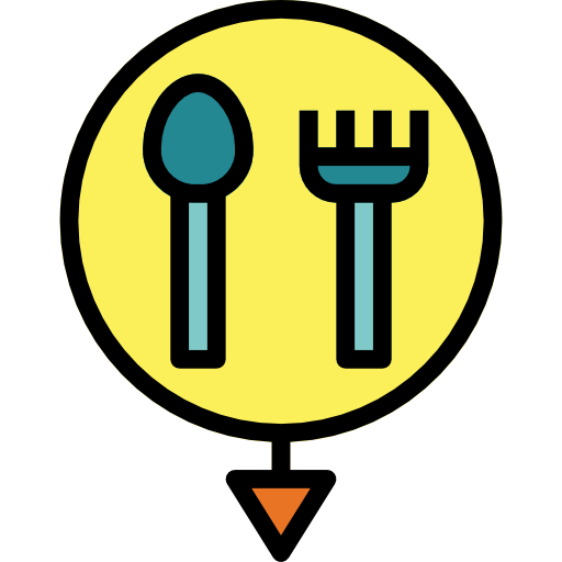 食べ物 Smalllikeart Lineal Color icon