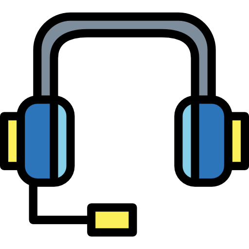 headset Smalllikeart Lineal Color icon