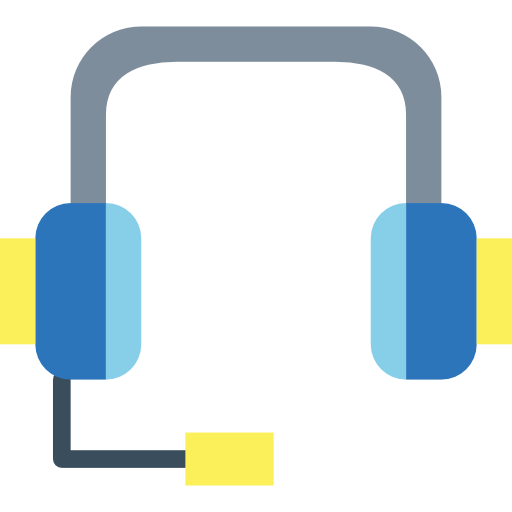 Headset Smalllikeart Flat icon