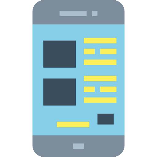 smartphone Smalllikeart Flat icoon