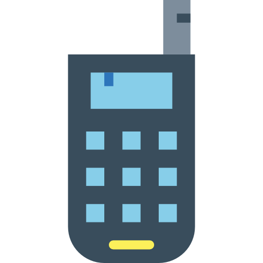mobiltelefon Smalllikeart Flat icon