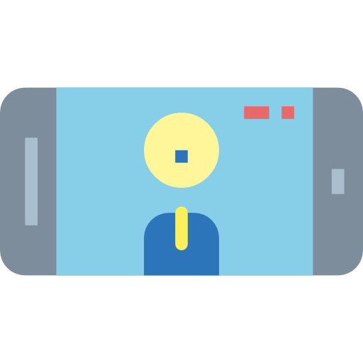 Video call Smalllikeart Flat icon