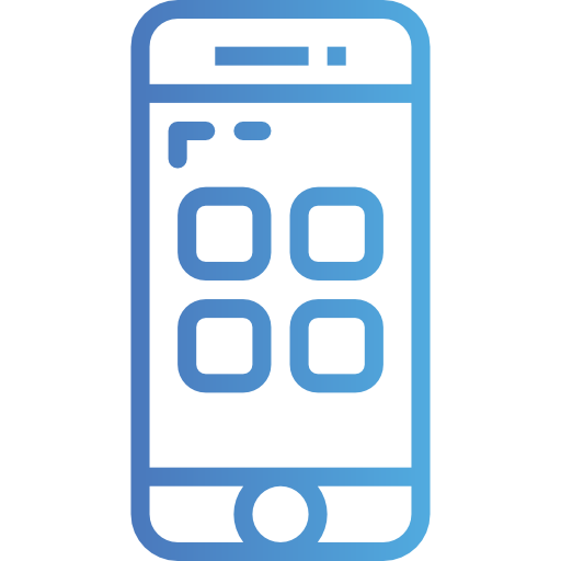 Cellphone Smalllikeart Gradient icon