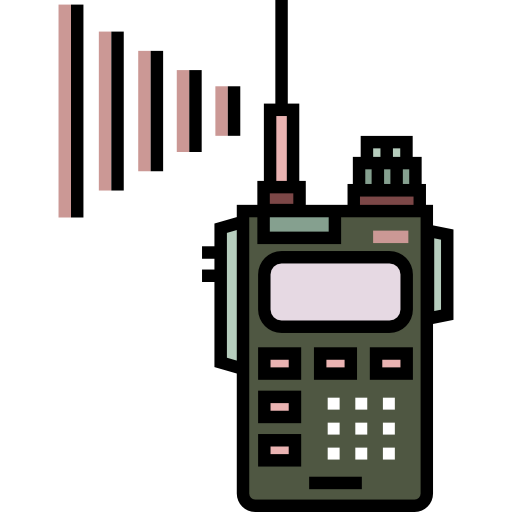 walkie talkie Chanut is Industries Lineal Color Ícone