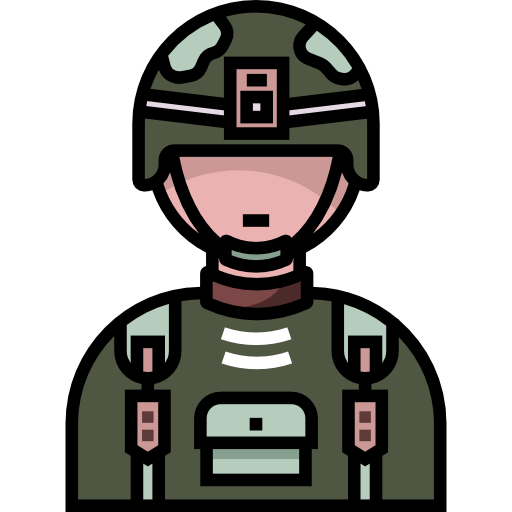 soldaat Chanut is Industries Lineal Color icoon