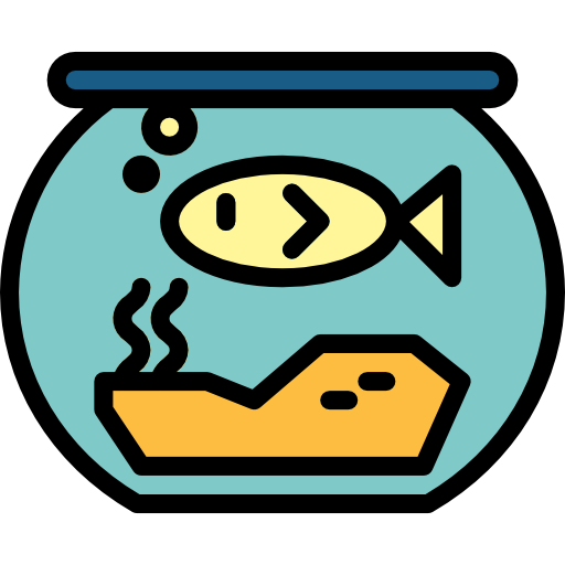 金魚鉢 Smalllikeart Lineal Color icon