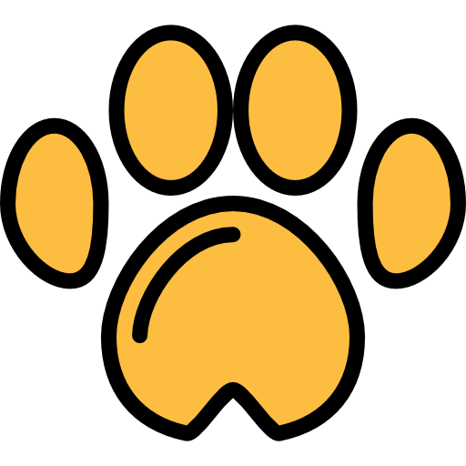 pawprint Smalllikeart Lineal Color icon