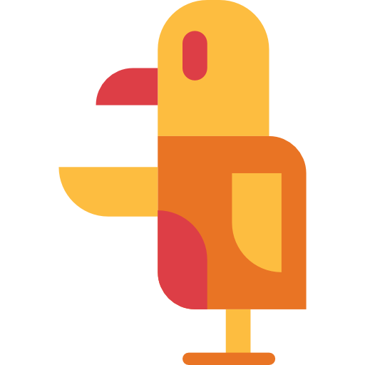 pájaro Smalllikeart Flat icono
